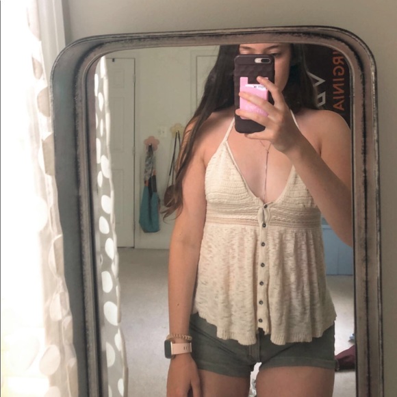 cream tank top - Picture 1 of 2